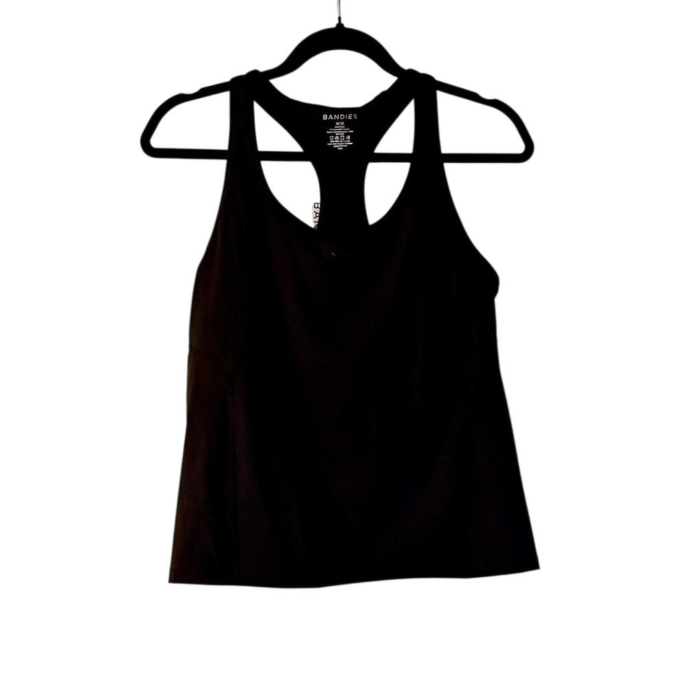 NWT Bandier Center Stage Tank Top In Black